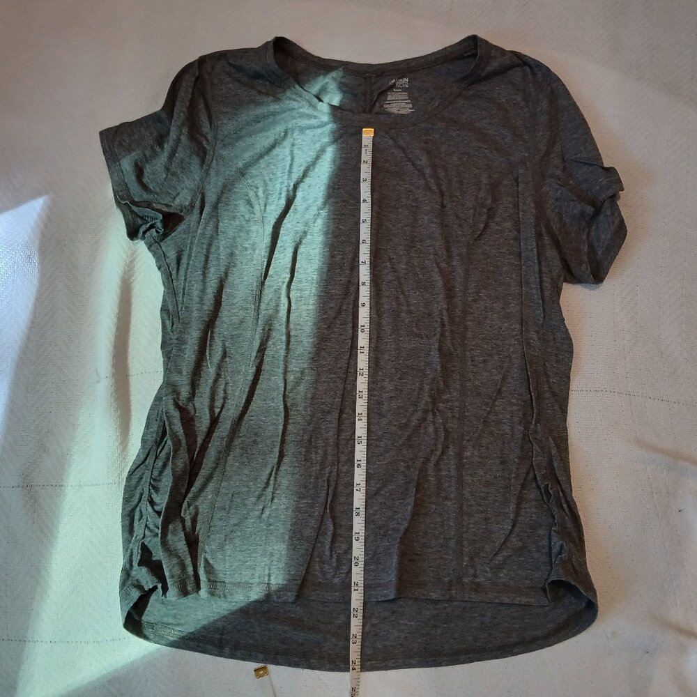 Danskin Now Loose Heather Gray Dri More Shirt 2x (18w/20w)